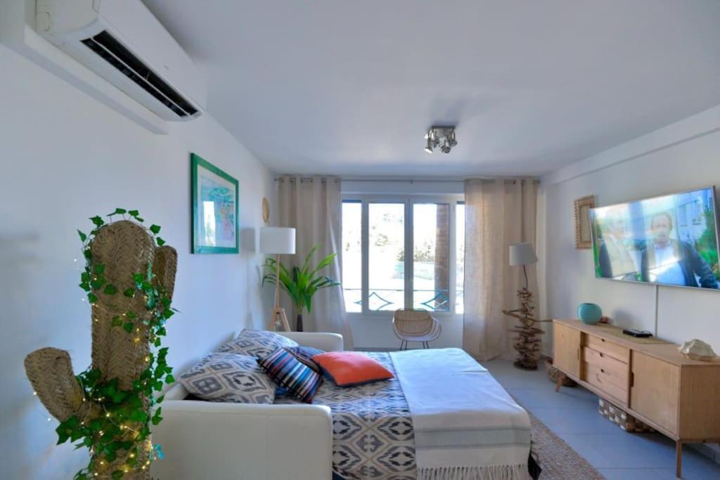 Beau 2P, Tres Equipe, Localisation Parfaite/Ac Apartment Вилафранк-сюр-Мер Екстериор снимка